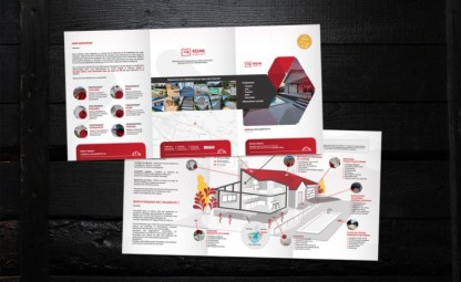 Design et impression d'une brochure 3 pages à Bourgoin-Jallieu