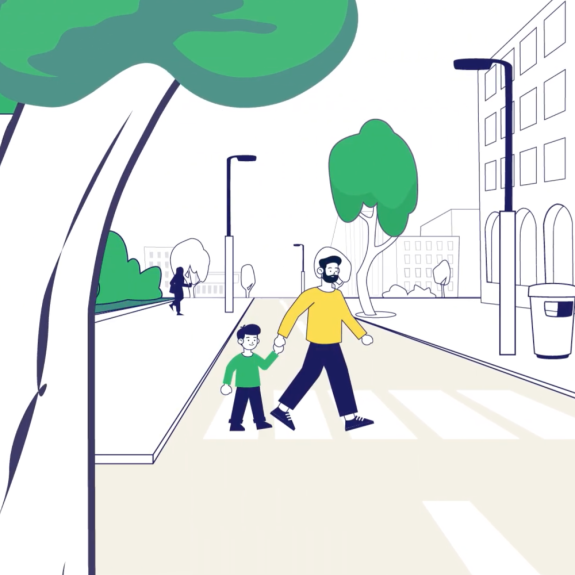 Animation de scène motion design