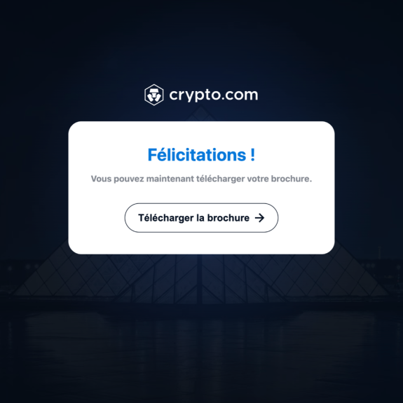 Design de landing page pour cryptomonnaie