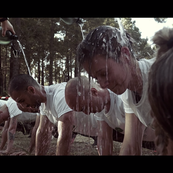 Séquence d’une vidéo de présentation trailer pour le camp de fitness militaire Averno - extrait 10